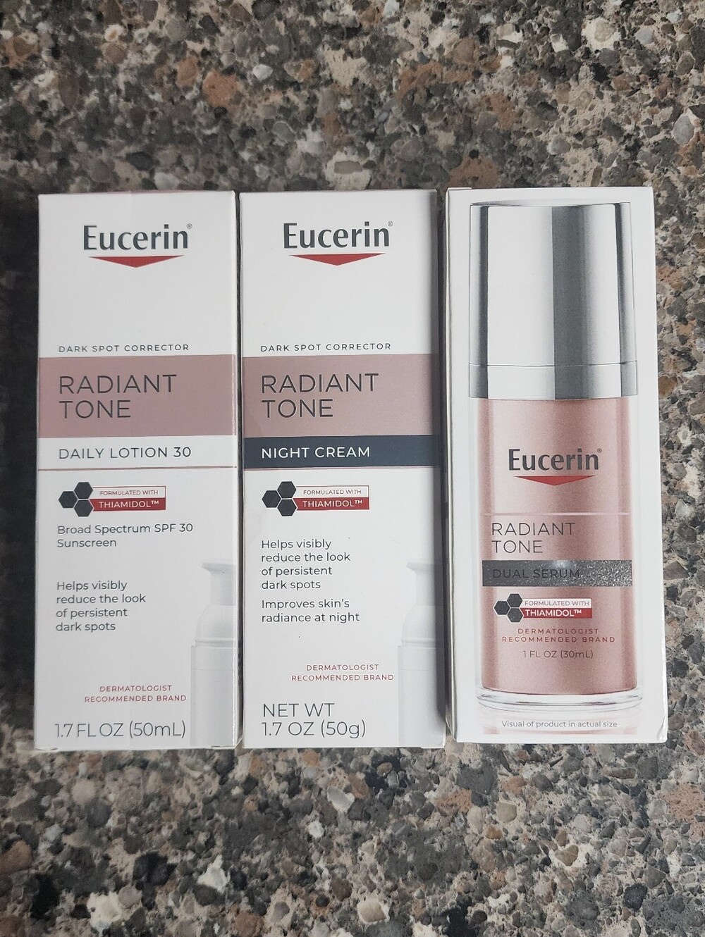 Radiant Tone Skincare Set - White and Silver